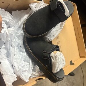 Dr. Martens Black Loafers with Strap